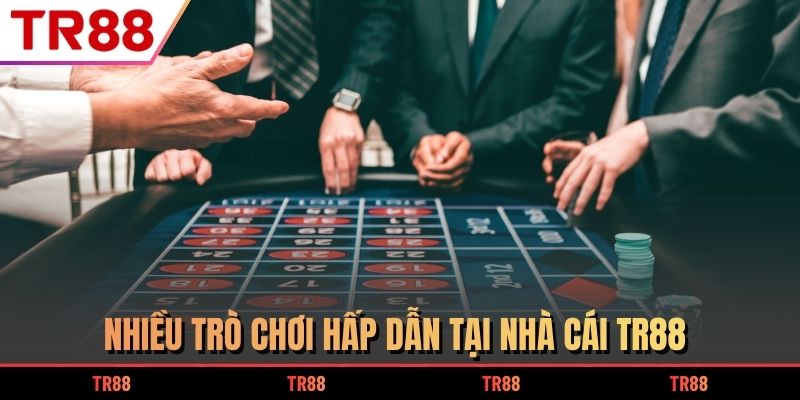 Nhiều trò chơi hấp dẫn tại nhà cái TR88