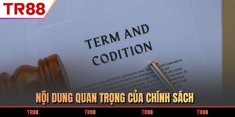 Nội dung quan trọng của chính sách